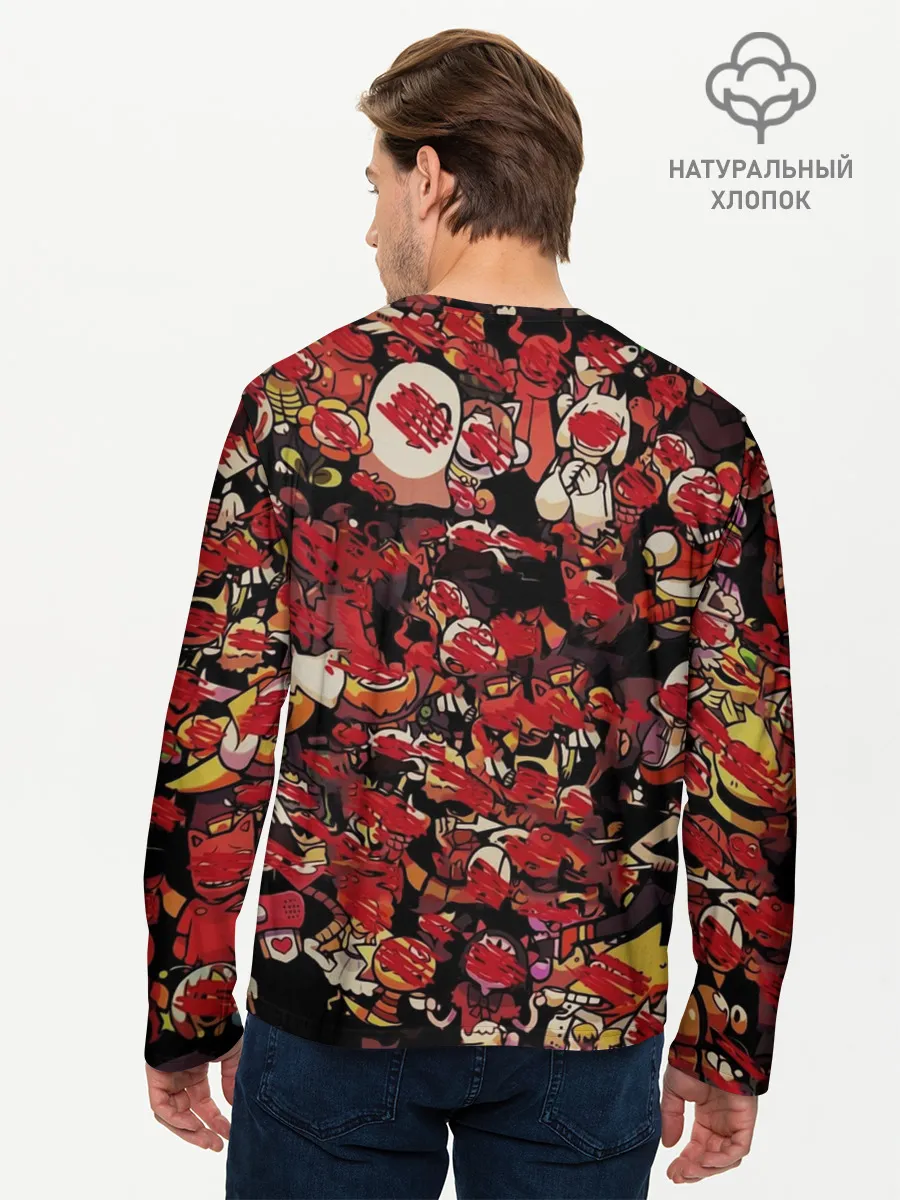 Мужской лонгслив базовый / UNDERTALE CHARA