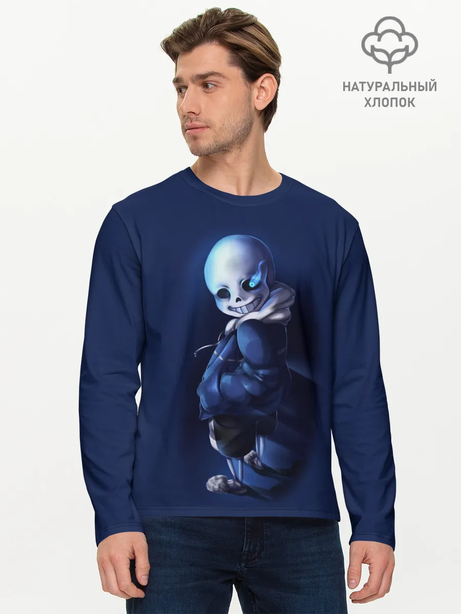 Мужской лонгслив базовый / UNDERTALE