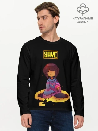 Мужской лонгслив базовый / UNDERTALE FRISK