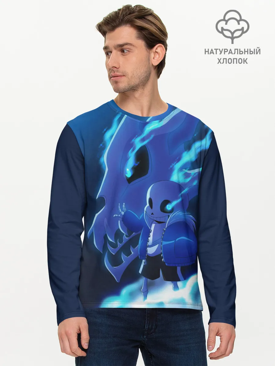 Мужской лонгслив базовый / UNDERTALE