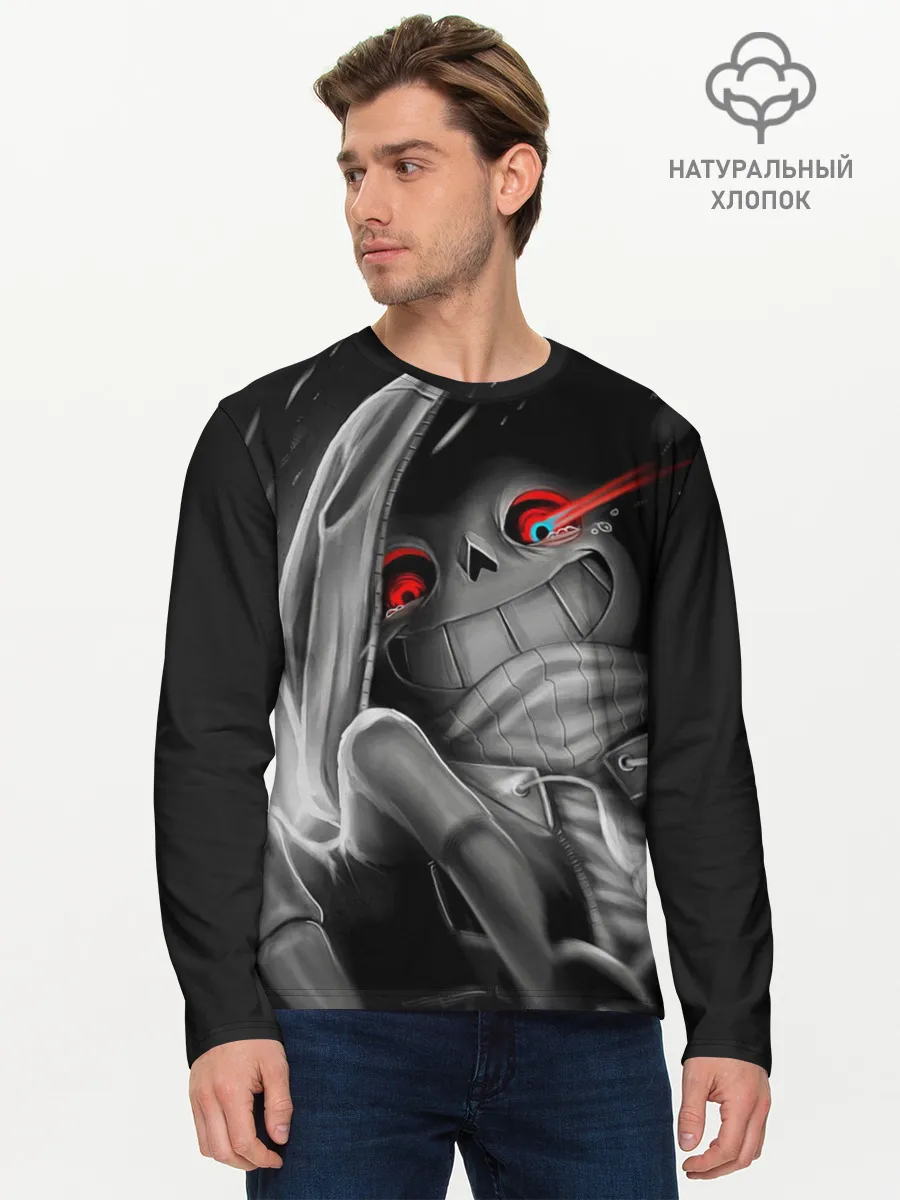Мужской лонгслив базовый / UNDERTALE