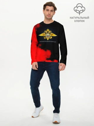 Мужской лонгслив базовый / Полиция Российской Федерации