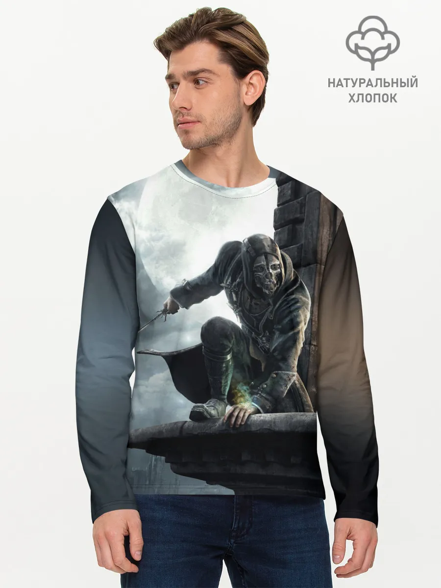 Мужской лонгслив базовый / Dishonored