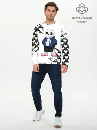 Мужской лонгслив базовый / UNDERTALE