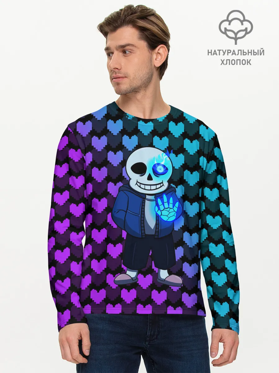 Мужской лонгслив базовый / UNDERTALE