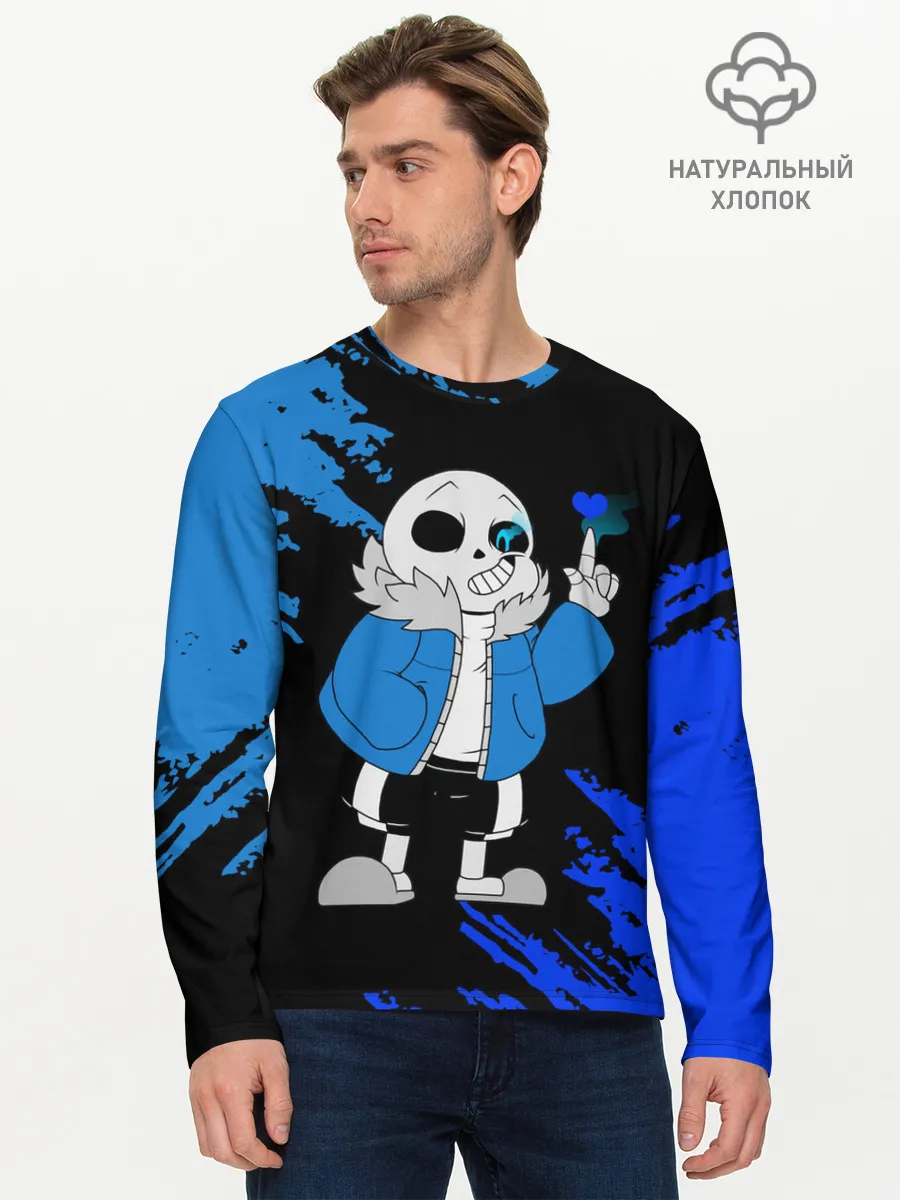 Мужской лонгслив базовый / UNDERTALE