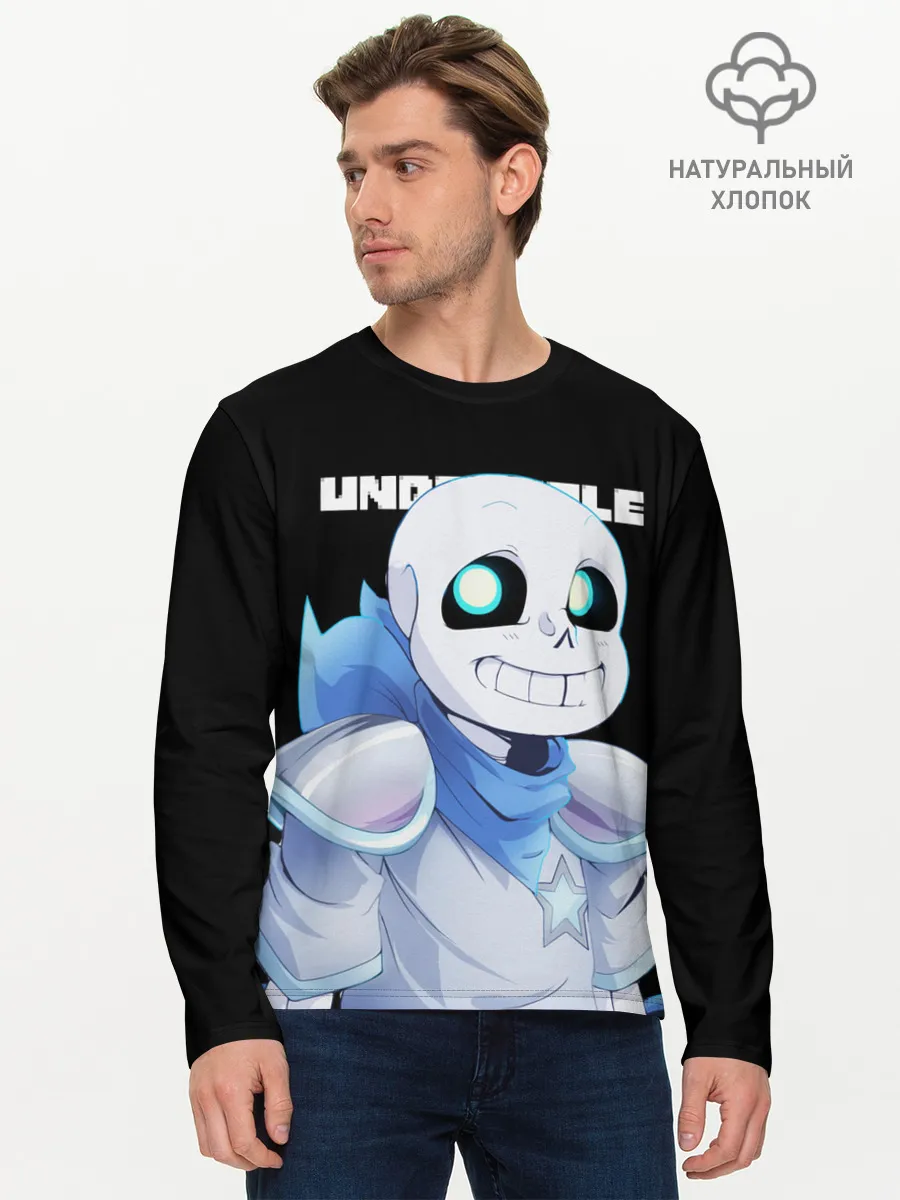 Мужской лонгслив базовый / UNDERTALE