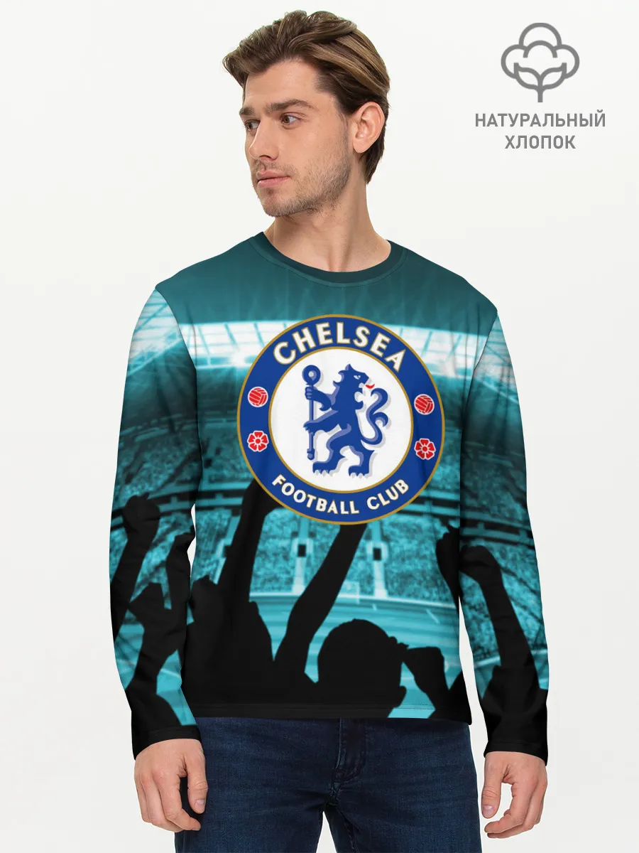 Мужской лонгслив базовый / Chelsea Челси