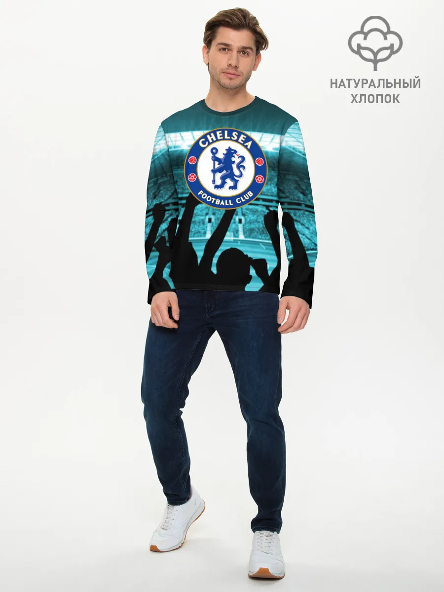 Мужской лонгслив базовый / Chelsea Челси