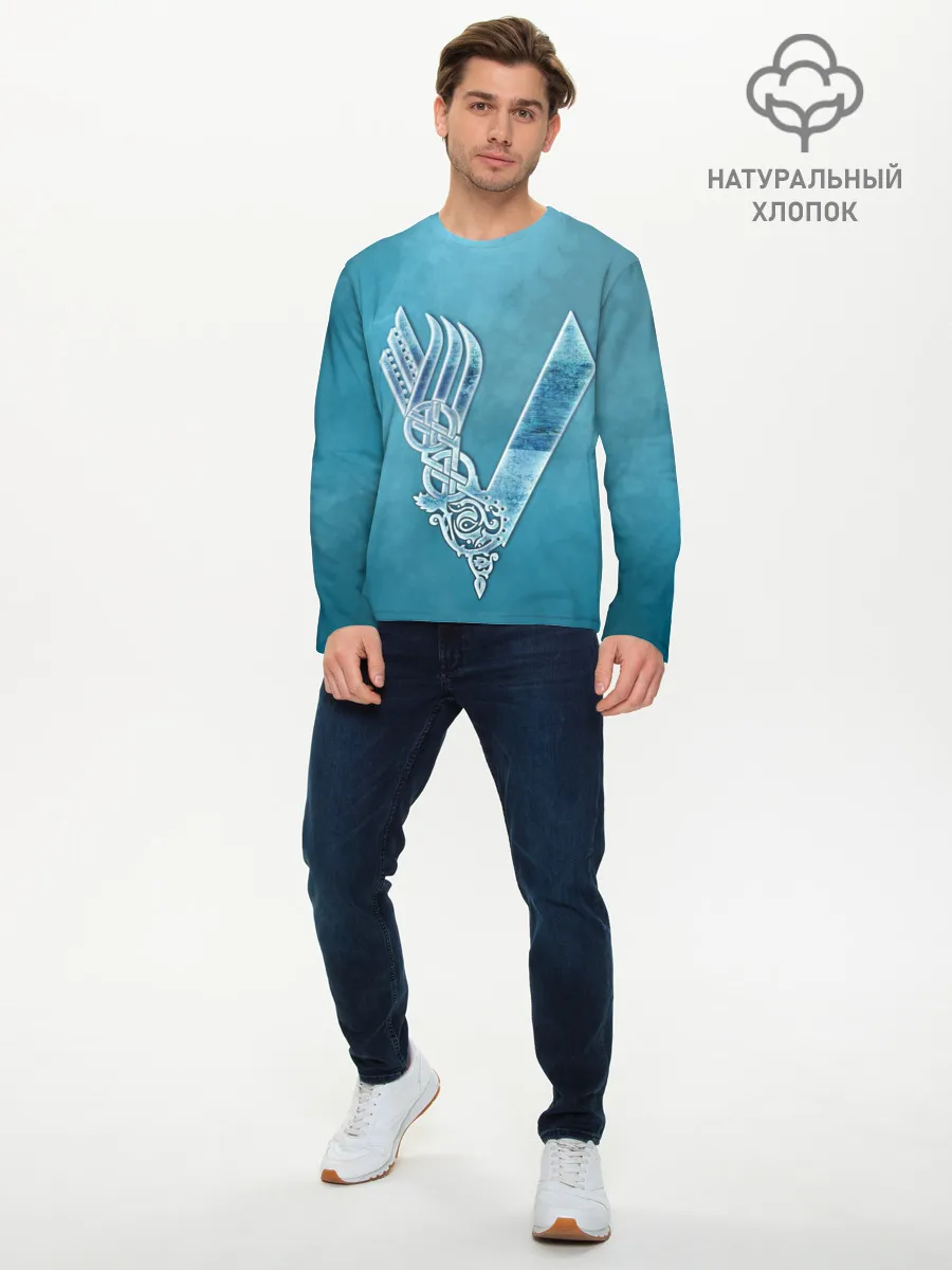 Мужской лонгслив базовый / vikings