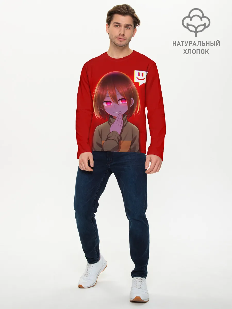 Мужской лонгслив базовый / UNDERTALE