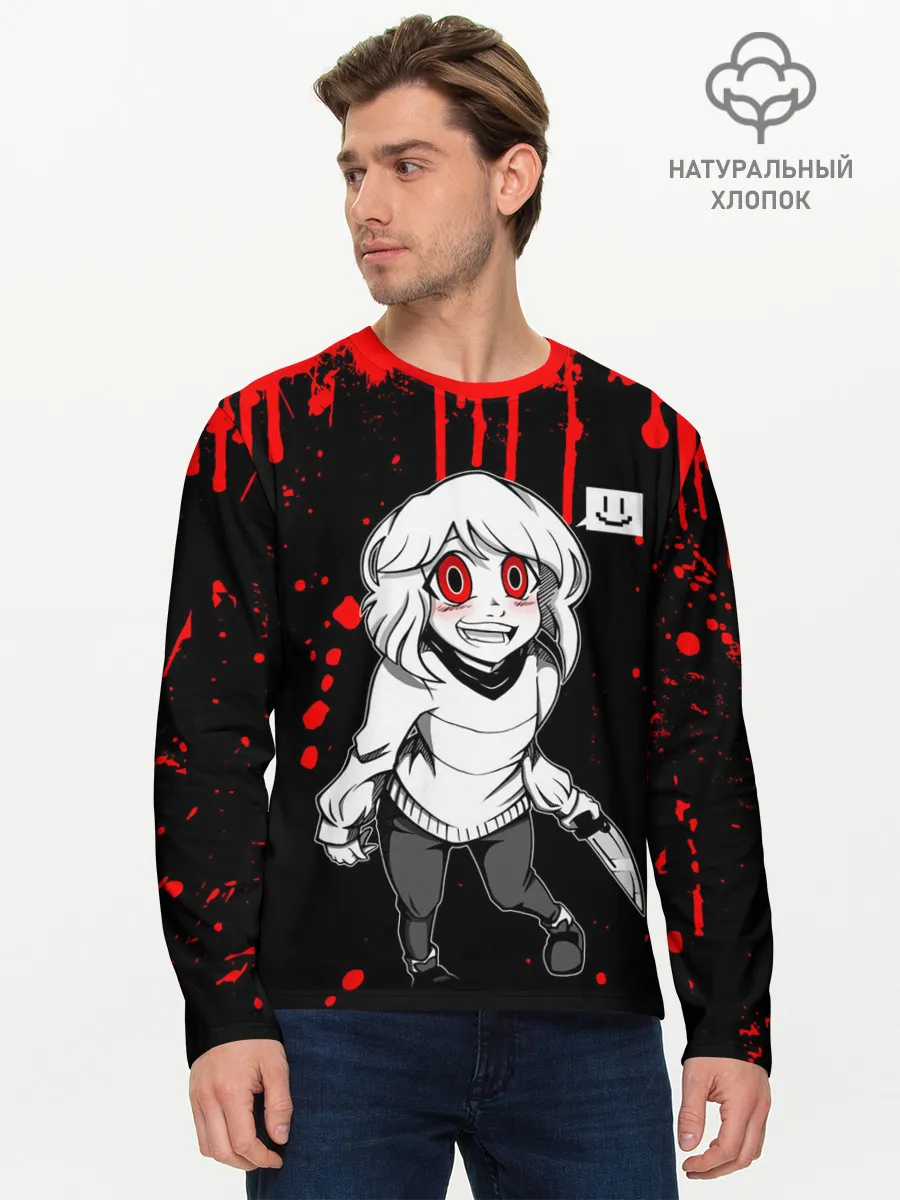 Мужской лонгслив базовый / UNDERTALE