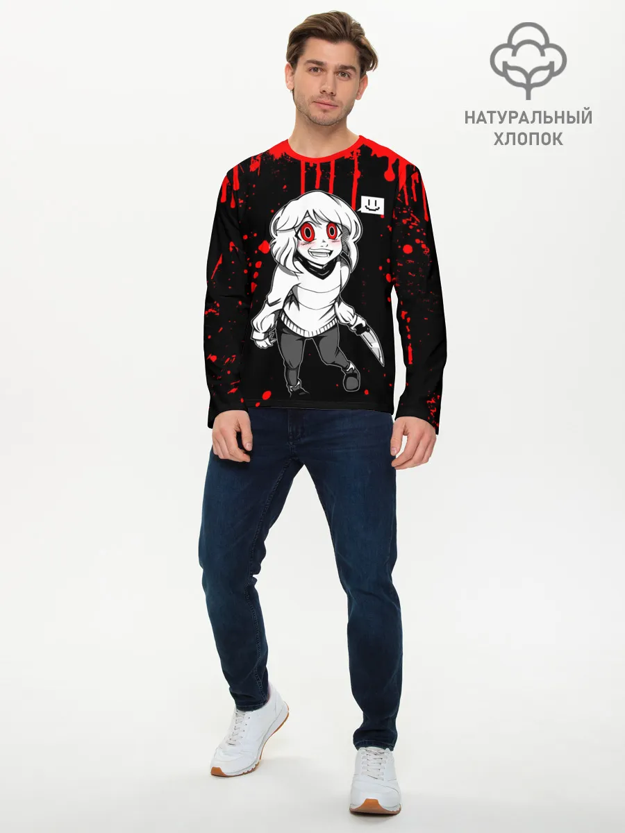Мужской лонгслив базовый / UNDERTALE