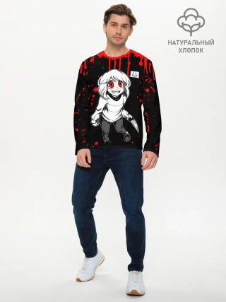 Мужской лонгслив базовый / UNDERTALE