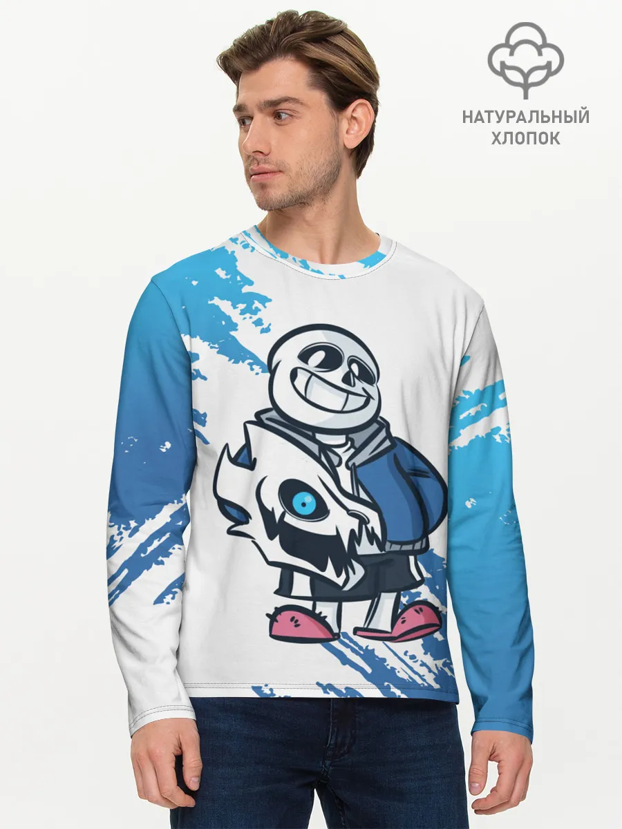 Мужской лонгслив базовый / UNDERTALE