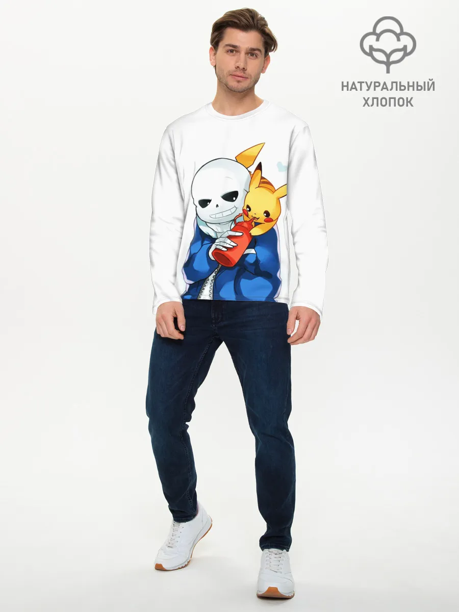 Мужской лонгслив базовый / UNDERTALE