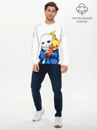 Мужской лонгслив базовый / UNDERTALE