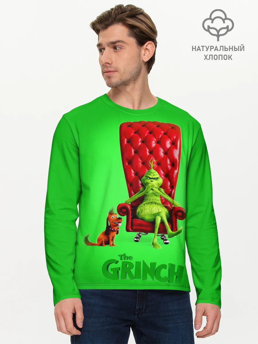 Мужской лонгслив базовый / The Grinch