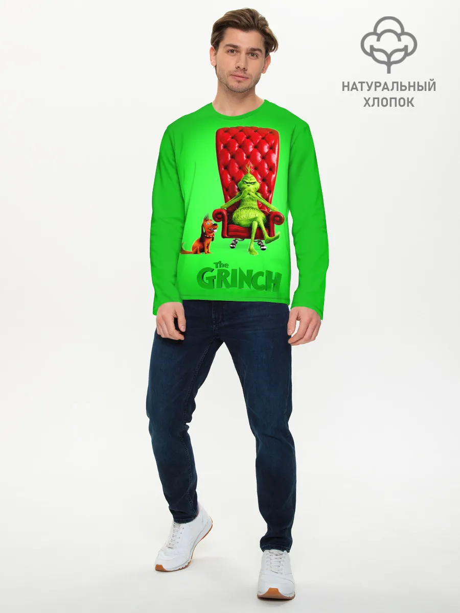 Мужской лонгслив базовый / The Grinch