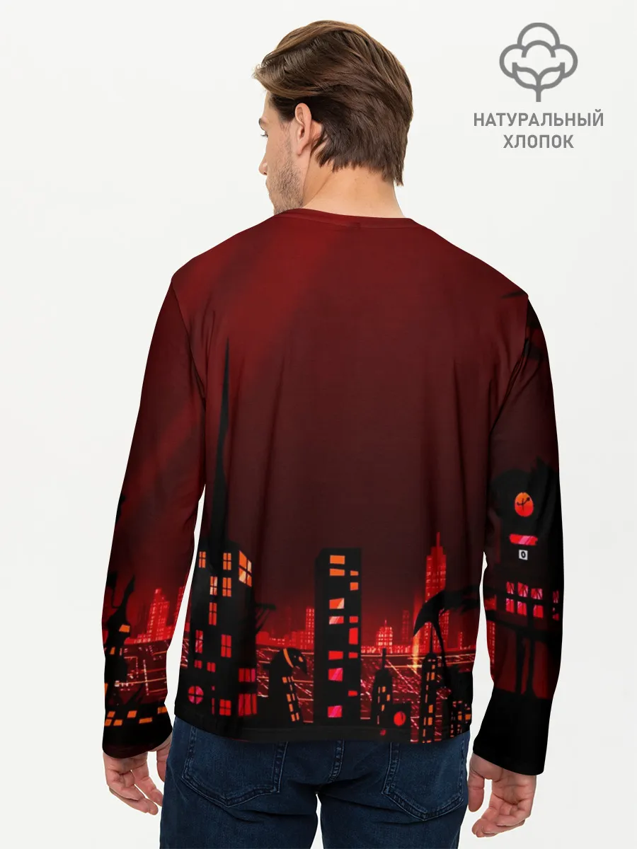 Мужской лонгслив базовый / Отель Хазбин