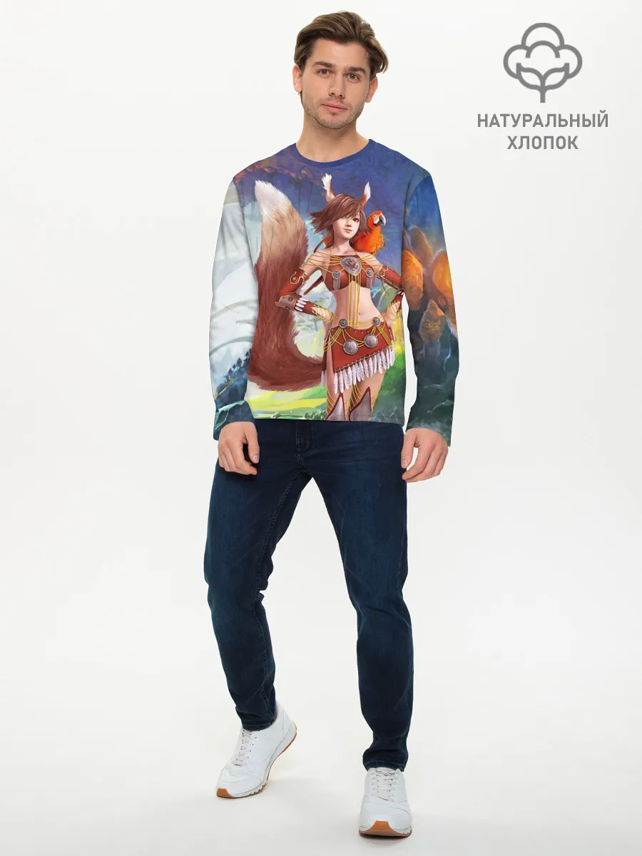 Мужской лонгслив базовый / Zoomorph PW