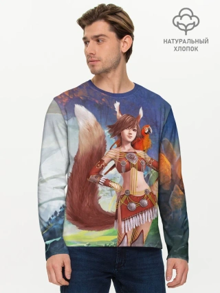 Мужской лонгслив базовый / Zoomorph PW