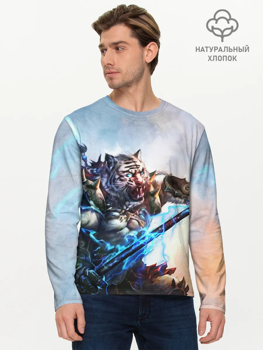 Мужской лонгслив базовый / Warrior Zoomorph