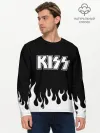 Мужской лонгслив базовый / Kiss