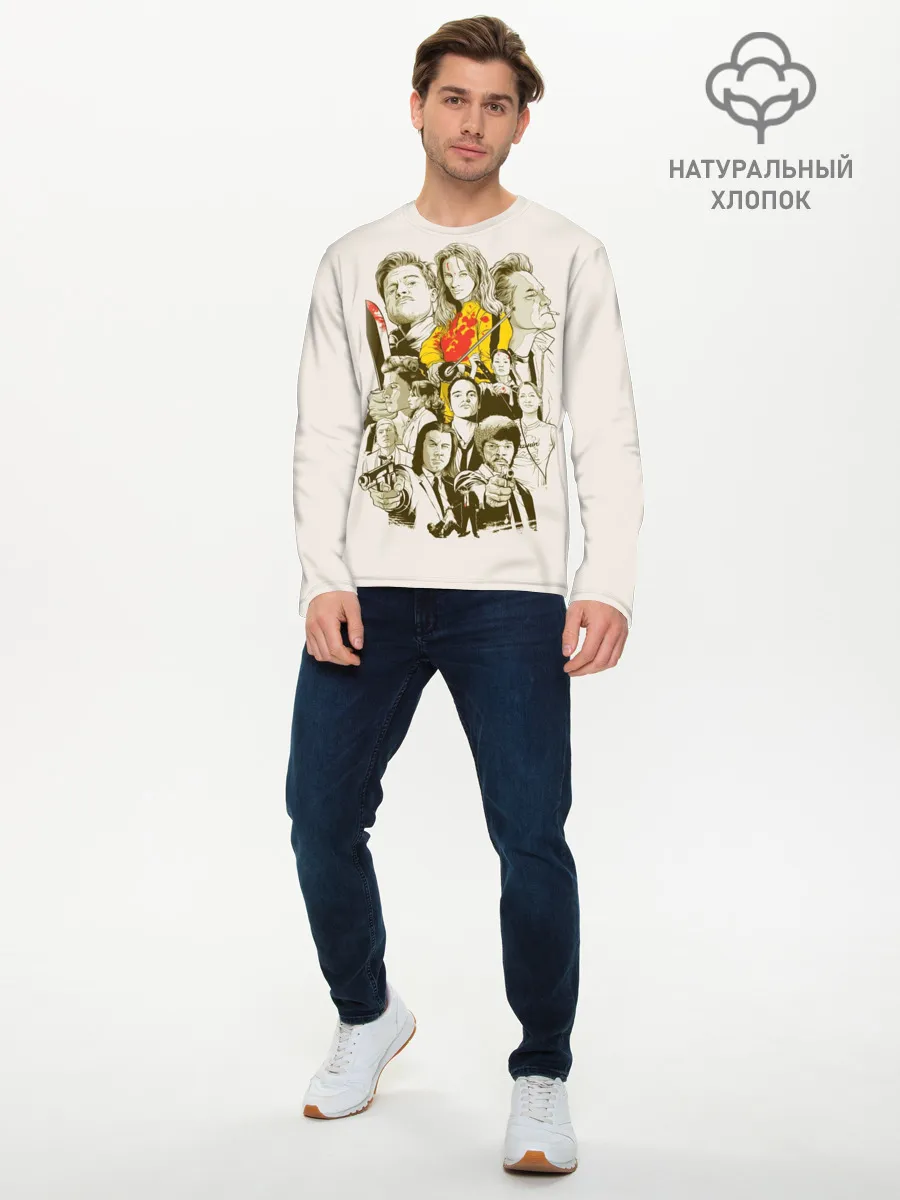 Мужской лонгслив базовый / КВЕНТИН ТАРАНТИНО.