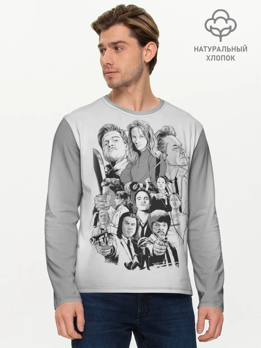 Мужской лонгслив базовый / КВЕНТИН ТАРАНТИНО.