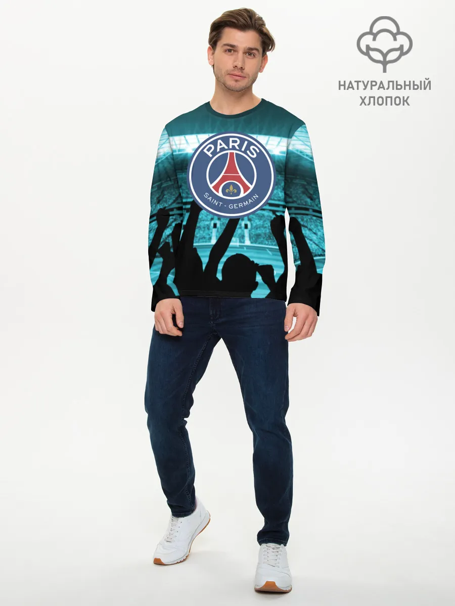 Мужской лонгслив базовый / Пари Сен Жермен