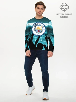 Мужской лонгслив базовый / Manchester City