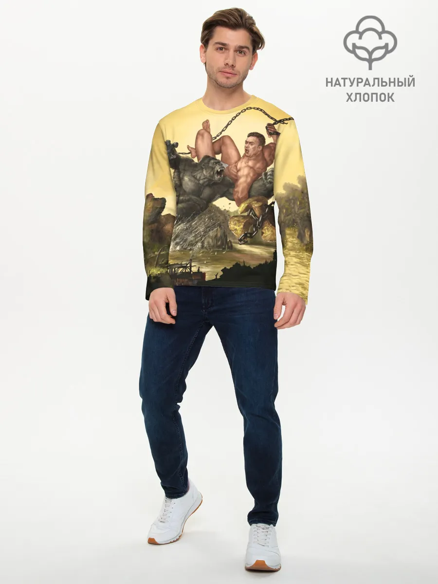 Мужской лонгслив базовый / Aniki Fight Art