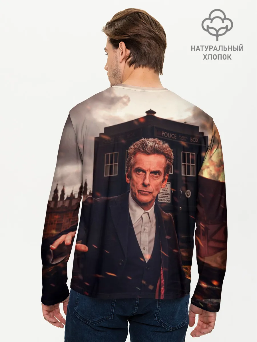 Мужской лонгслив базовый / Доктор Кто