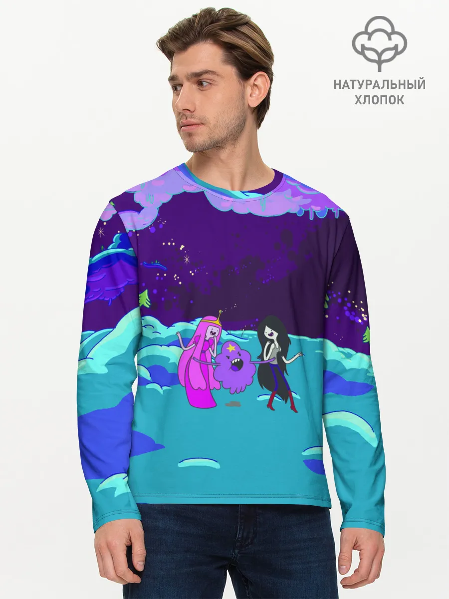 Мужской лонгслив базовый / Princesses