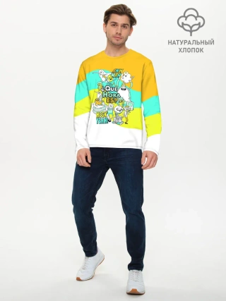 Мужской лонгслив базовый / Adventure Time
