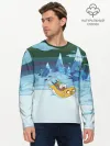 Мужской лонгслив базовый / Finn on Jake