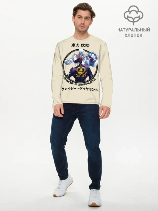 Мужской лонгслив базовый / Приключения ДжоДжо