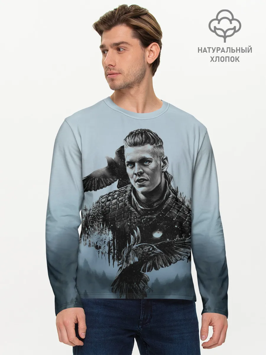 Мужской лонгслив базовый / vikings