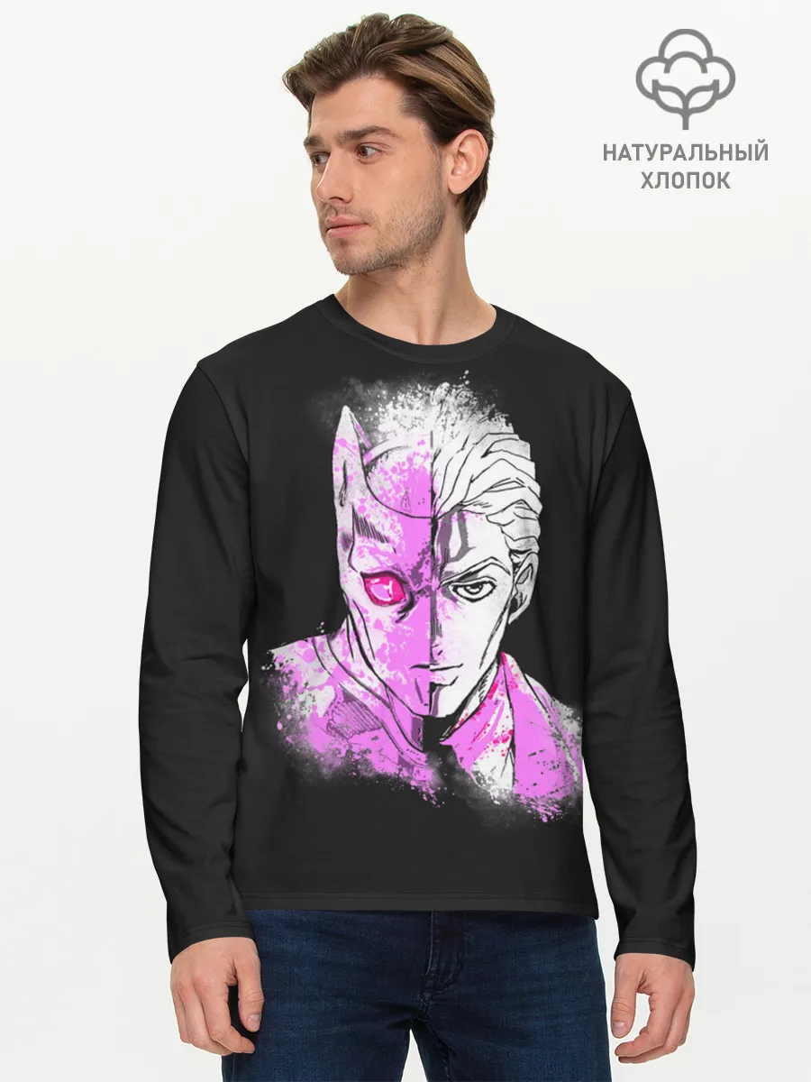 Мужской лонгслив базовый / Kira & Killer Queen