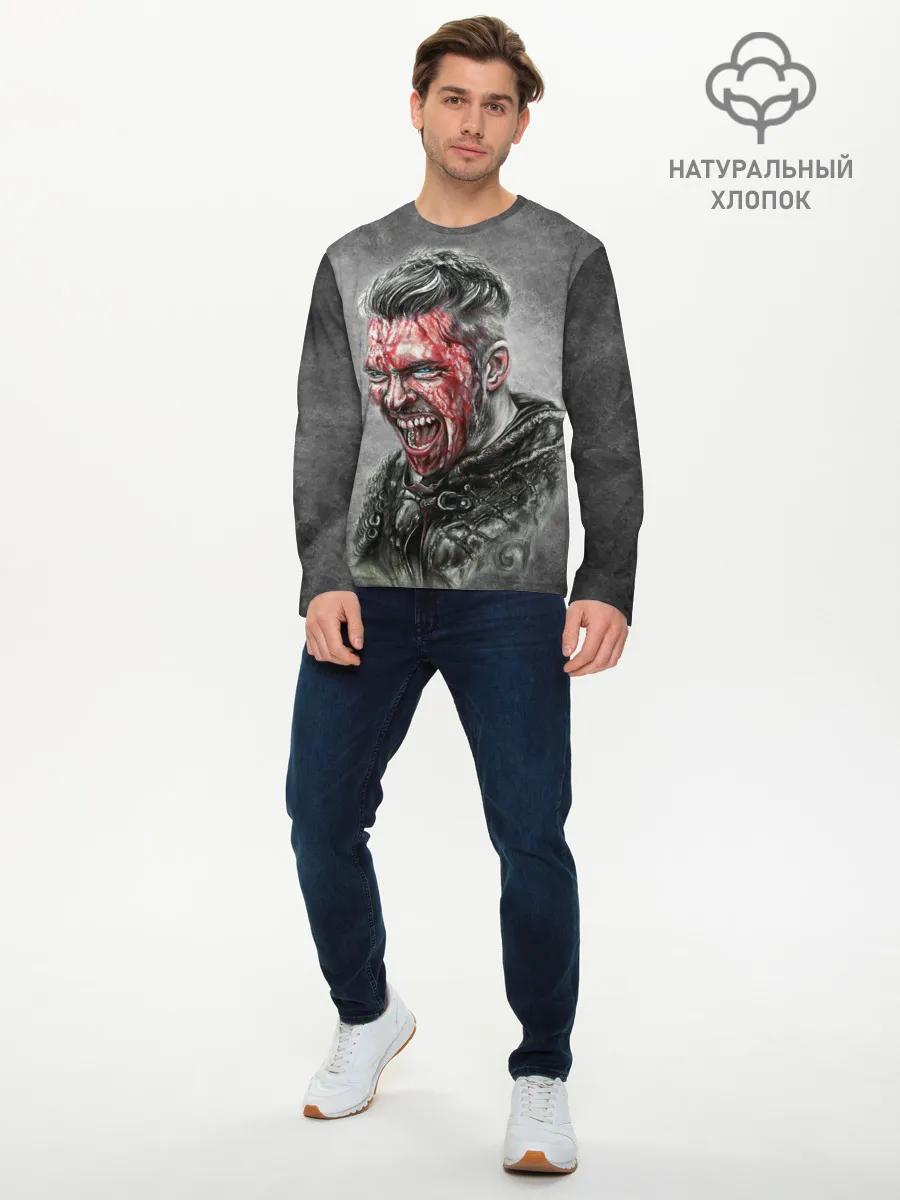 Мужской лонгслив базовый / vikings