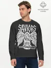 Мужской лонгслив базовый / Ходячие мертвецы Saviors