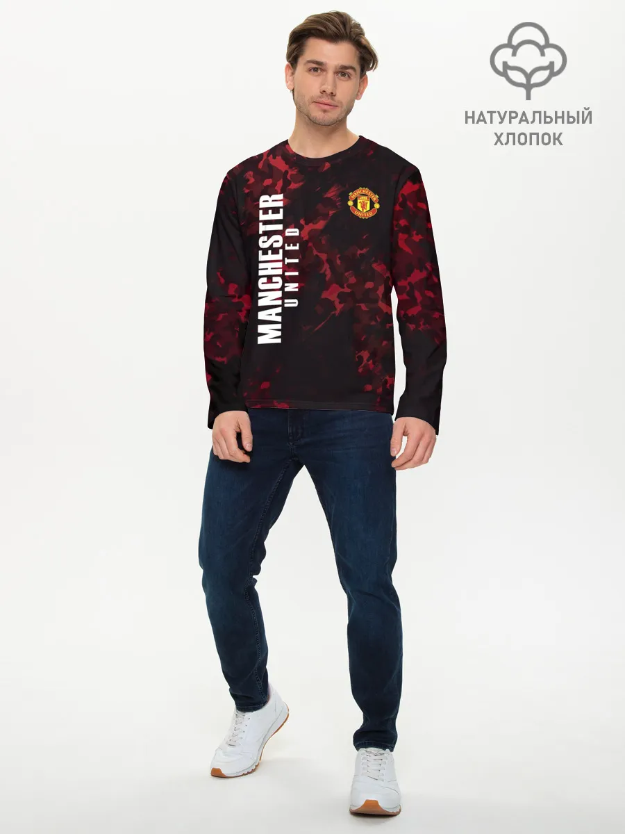Мужской лонгслив базовый / Manchester United