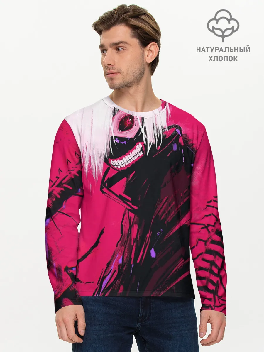 Мужской лонгслив базовый / Токийский Гуль