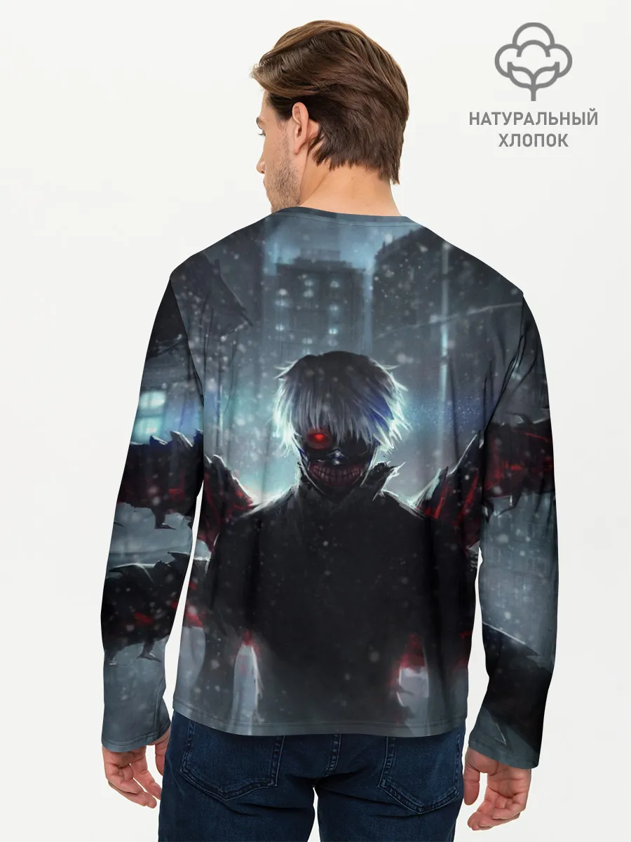 Мужской лонгслив базовый / Токийский Гуль