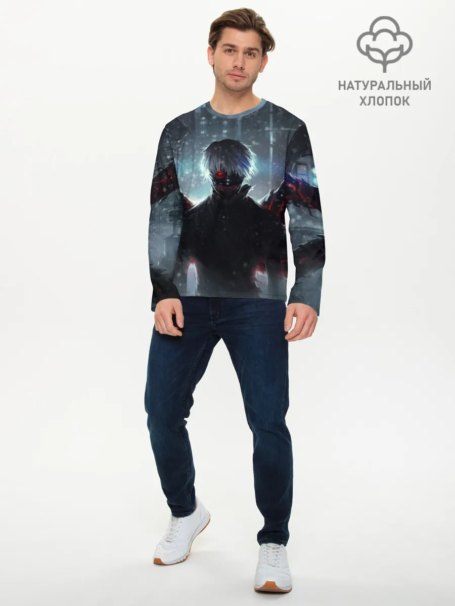 Мужской лонгслив базовый / Токийский Гуль