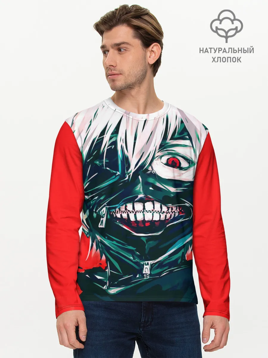 Мужской лонгслив базовый / Токийский Гуль