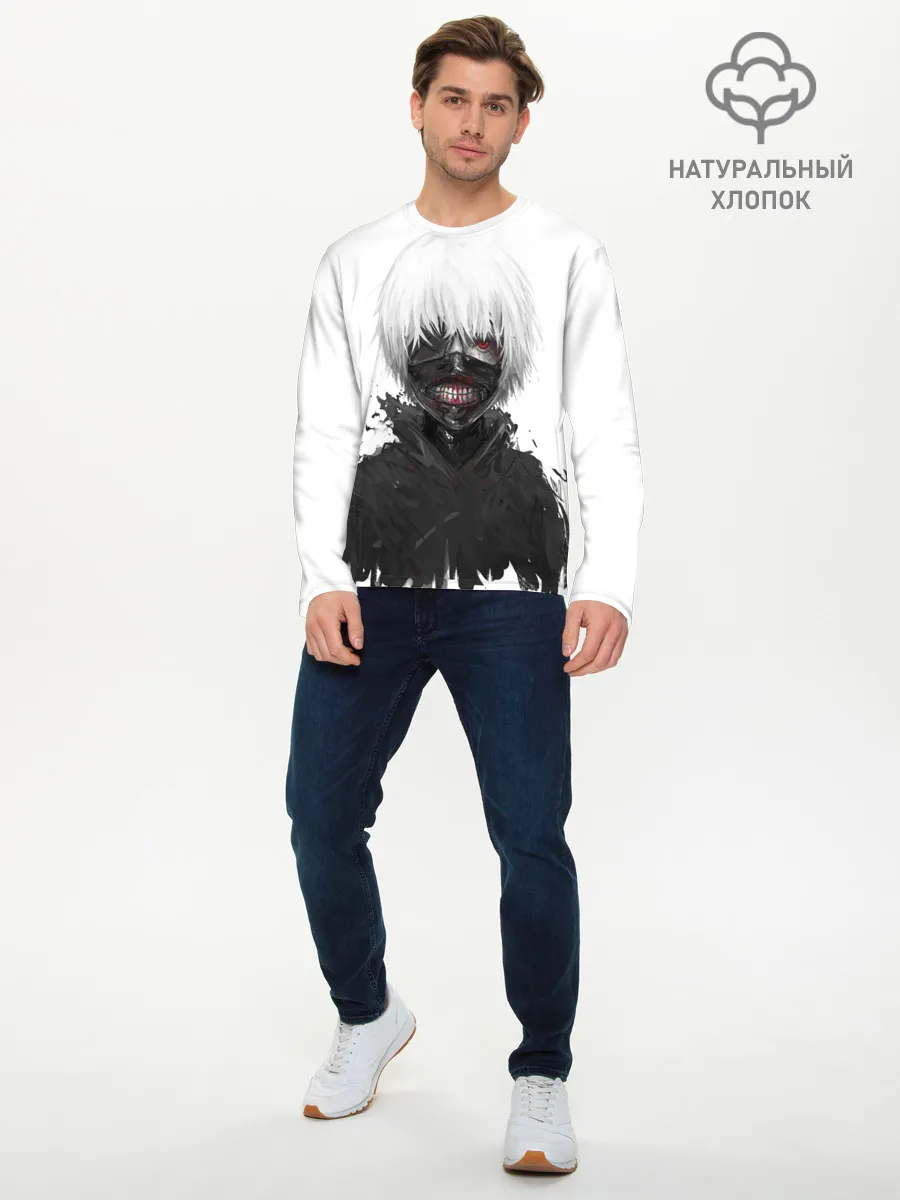 Мужской лонгслив базовый / Токийский Гуль