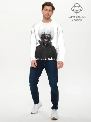 Мужской лонгслив базовый / Токийский Гуль