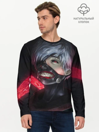 Мужской лонгслив базовый / Токийский Гуль